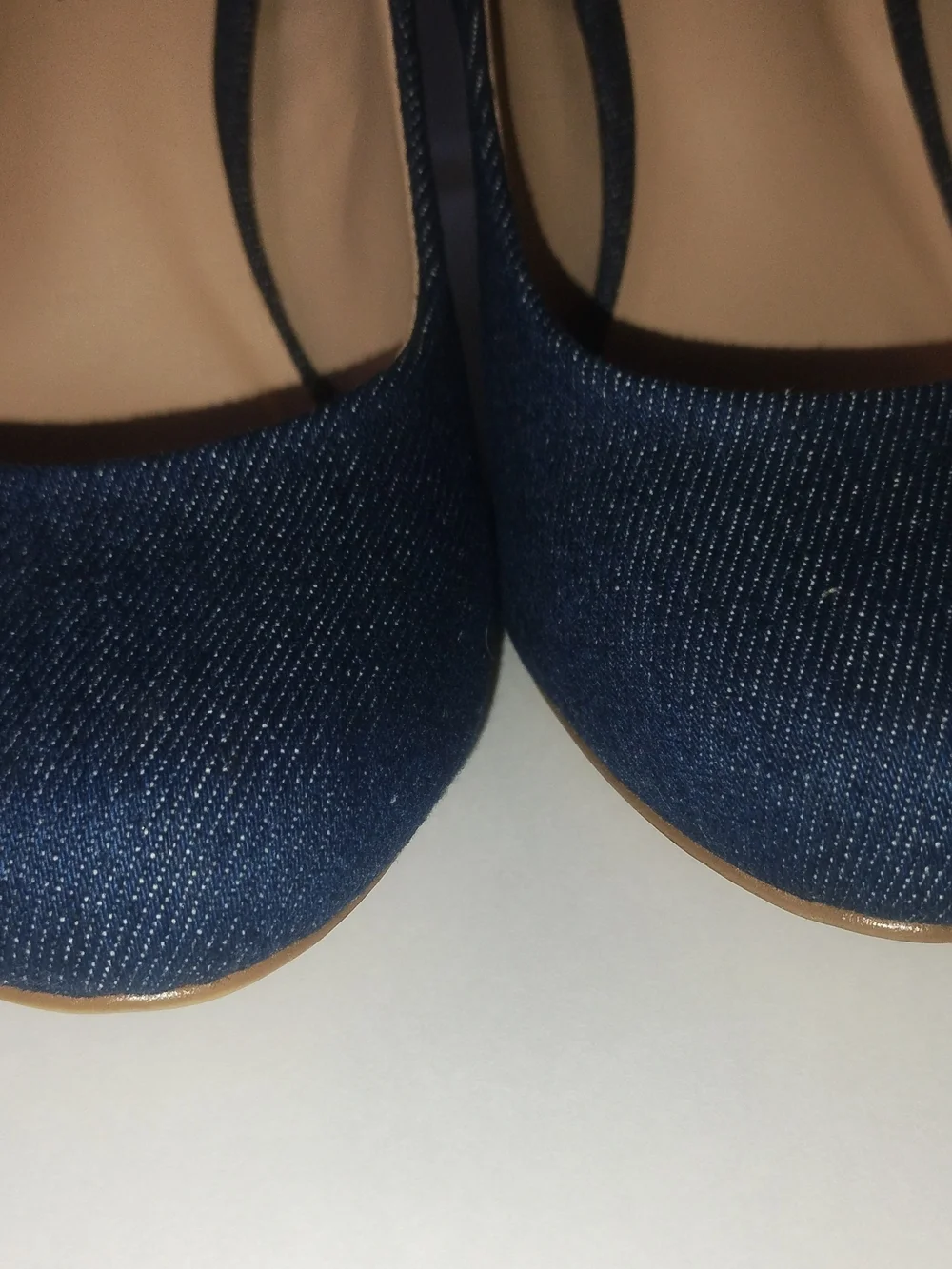 Kelly & Katie Size 7.5 denim Heel